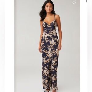 BEC + BRIDGE 100% silk OPALINE FLORAL SILK DRESS